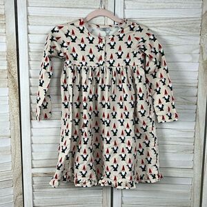3/$25 Hanna Andersson Christmas Holiday Gnome Nightgown Girls 6-7